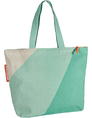 Duurzame shopper NoMorePlastic Soft Mint