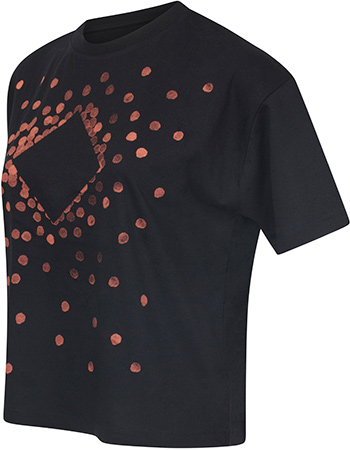 T-shirt Be There Black detail