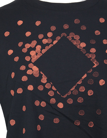 T-shirt Be There Black detail