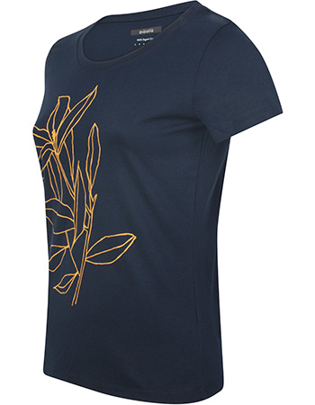T-shirt Kelly Flower French Navy detail