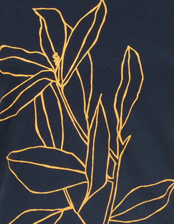 T-shirt Kelly Flower French Navy detail