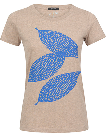 T&#8209;shirt Leafy Heather Sand