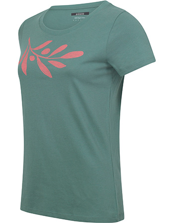 T-shirt Olive Green Bay detail