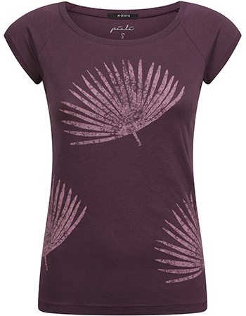 T‑shirt Palm Eggplant