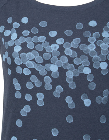 T-shirt Petrichor Deep Navy detail