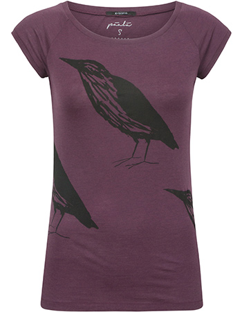 T&#8209;shirt Songbird Stroll Eggplant