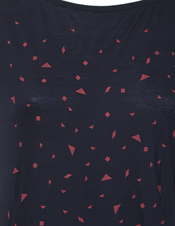 T&#8209;shirt Tangram Puzzle Deep Navy detail