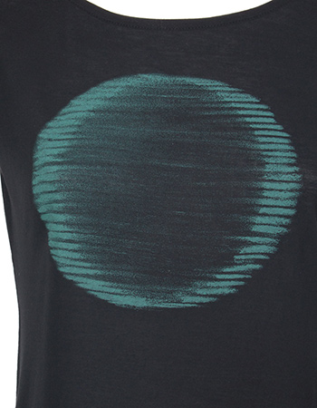 T-shirt Two Circles Black detail