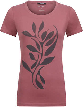 T‑shirt Tendrils Hibiscus Rose