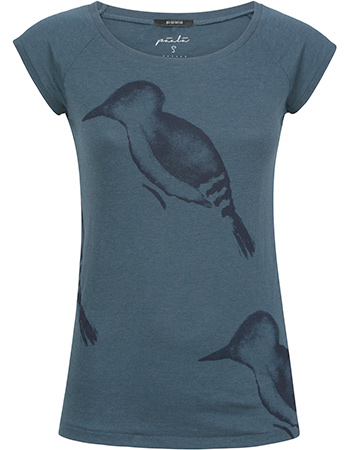 T&#8209;shirt Woodpecker Denim Blue