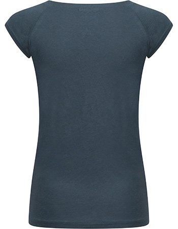 T‑shirt Woosh Trush Denim Blue detail