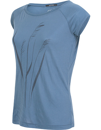 T‑shirt Dune Grass Washed Blue detail