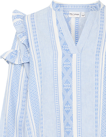 Blouse Pzdorrit Antique White detail