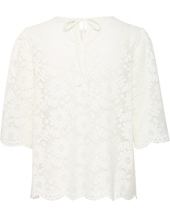 Blouse Pznaomi Cloud Dancer detail