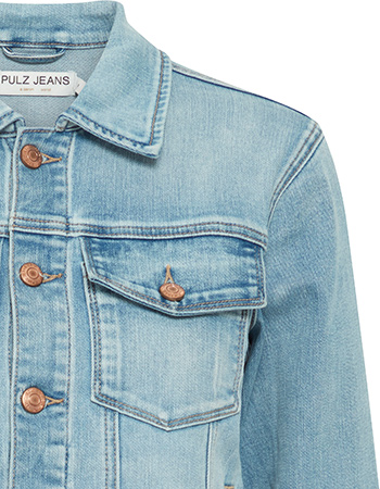 Spijkerjas Jay Denim Light Blue detail