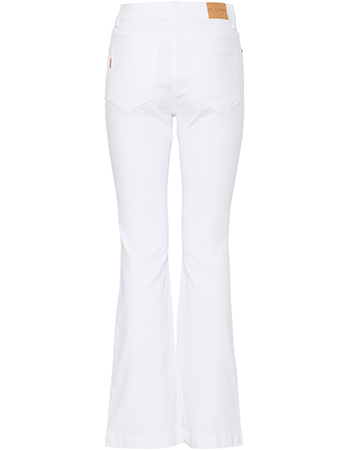 Jeans Becca Bootcut White Denim detail