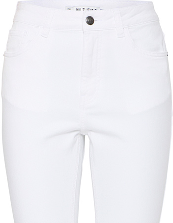 Jeans Becca Bootcut White Denim detail