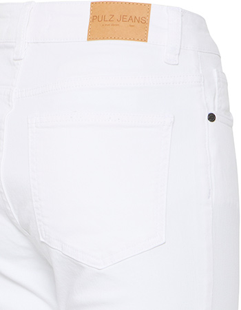 Jeans Becca Bootcut White Denim detail