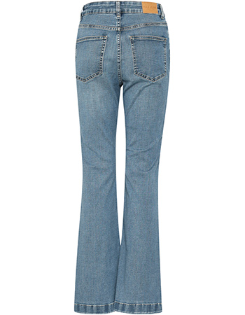 Jeans Pzbecky Bootcut Leg Vintage Blue Denim detail