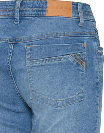 Jeans Kenya High Waist Straight Leg Light Blue detail