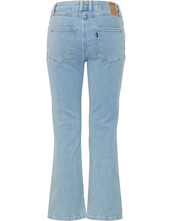 Jeans Pzria Kick Flared Light Blue Denim detail