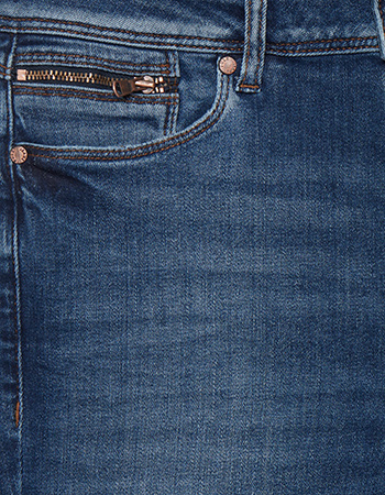 Jeans Pzsandra High Waist Straight Leg Denim detail