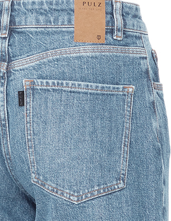 Jeans PzVega Wide Licht Blauw detail