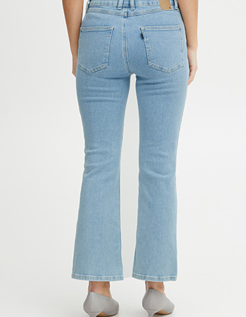 Jeans Pzria Kick Flared Light Blue Denim