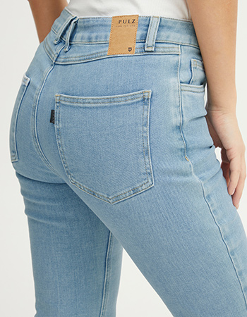 Jeans Pzria Kick Flared Light Blue Denim