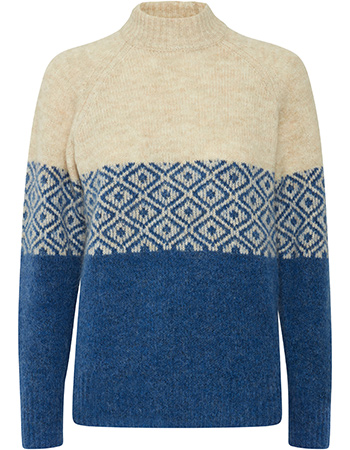 Trui Pzmimi Turtleneck Sodalite Blue Melange