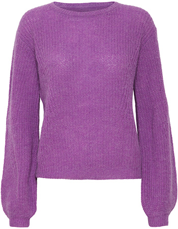 Trui Pziris Bright Purple Melange