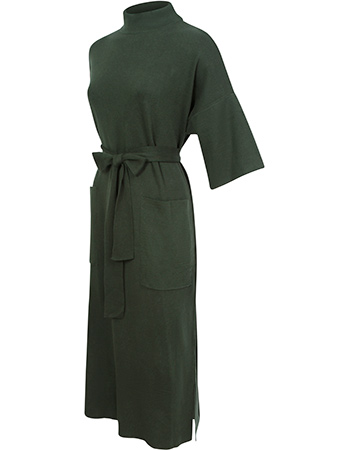 Jurk Miami Dark Green detail