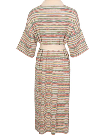 Jurk Miami Rainbow Lines detail