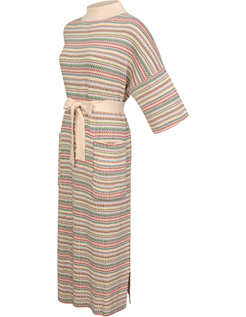 Jurk Miami Rainbow Lines detail