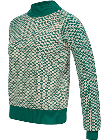 Trui Susan Spears Green detail
