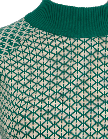 Trui Susan Spears Green detail