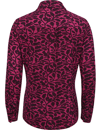 Blouse Marge Sunset Squirrels Purple detail