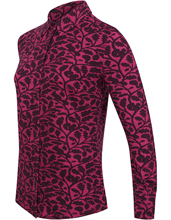 Blouse Marge Sunset Squirrels Purple detail