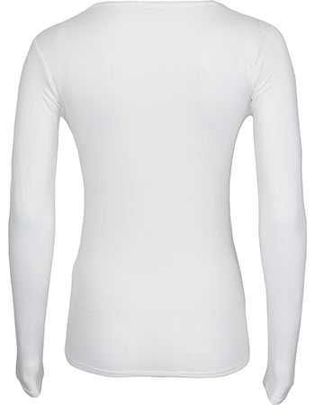 Longsleeve Bamboe Original Ivory detail