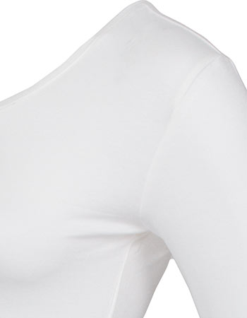 Longsleeve Bamboe Original Ivory detail