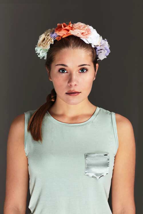 Top Mouwloos Bamboe Timeless Jade