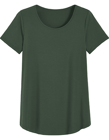 T&#8209;shirt Sara A Lijn Army Green