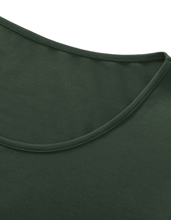 T&#8209;shirt Sara A Lijn Army Green detail