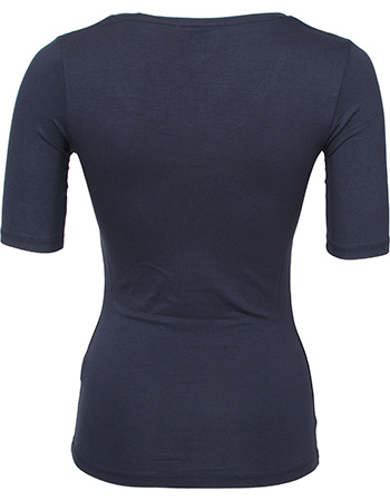 T&#8209;shirt Bamboe Orginal Marine detail