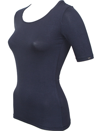 T&#8209;shirt Bamboe Orginal Marine detail