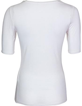 T‑shirt Bamboe Orginal Ivory detail