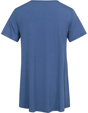 T&#8209;shirt Sara A Lijn Deep Blue detail