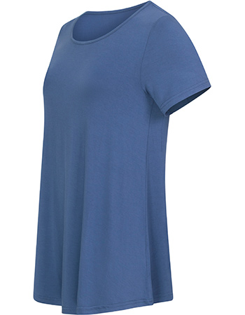 T&#8209;shirt Sara A Lijn Deep Blue detail