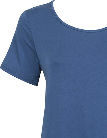 T&#8209;shirt Sara A Lijn Deep Blue detail