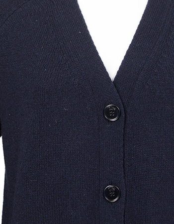 Cardigan Tosca Recycled Cashmere Tosca Blue Mora detail